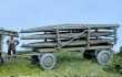 WV76075 - Folding Boat Equipment 4 wheel trailer with boat load