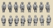 GEC72035 - 1960-1980s m/59 Uniformed Swedish Mechanized Infantry Squad