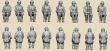 GEC72037 - 1940-1950s m/39 Uniformed Swedish Mechanized Infantry Squad