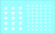 BLW72509 - Allied white stars - plain